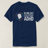 I Have Many Ideas ADHD Awareness 772 Tシャツ (デザイン正面)