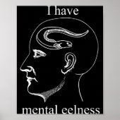 I Have Mental Eelness Funny Mentally ポスター (正面)