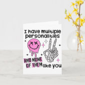 I Have Multiple Ities And None Of Them Like You カード (黄色い花)