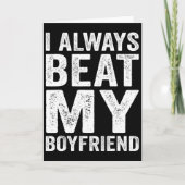 I Have My Boyfriend Always Funny Relationship Vale カード (正面)