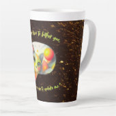 I have nine lives to bother you, and you only one カフェラテマグ (右アングル)