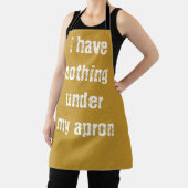 I have nothing under my apron gold エプロン (インサイチュ)