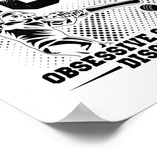 I have OCD | Cricket Player Gift Idea ポスター (角)