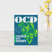 I Have Ocd Oversized Disorder  カード (黄色い花)
