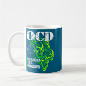 I Have Ocd Oversized Disorder  コーヒーマグカップ (左)