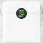 I Have Ocd Oversized Disorder  ラウンドシール (バッグ)