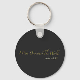 I Have Overcome the World John 16:33 キーホルダー
