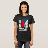 I Have People in The Czech Republic Czech Flag Tシャツ (正面フル)