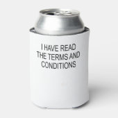 I Have Read The Terms And Conditions 缶クーラー (缶正面)
