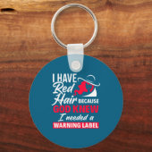 I Have Red Hair Because God Knew Funny Redhead  キーホルダー (正面)