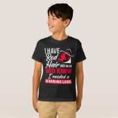 I Have Red Hair Because God Knew Funny Redhead  Tシャツ (正面フル)