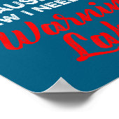 I Have Red Hair Because God Knew I Needed A Warnin ポスター (角)