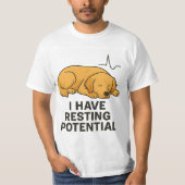 I HAVE RESTING POTENTIAL TEE Tシャツ (正面)