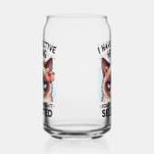 I Have Selective Hearing Funny Cat Lover Gift  ガラス缶 (左)