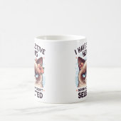 I Have Selective Hearing Funny Cat Lover Gift コーヒーマグカップ (中央)
