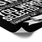 I Have Selective Hearing You Werent Selected Today ポスター (角)