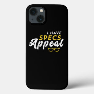 I Have Specs Aperl Optemotionおもしろい眼鏡PU iPhone 13ケース