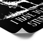 I Have To Say Weird Stuff Or I'll Die Frog Drinkin ポスター (角)