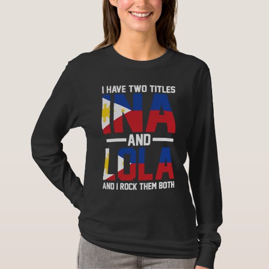 I have two titles Ina and Lola Oma Tシャツ (正面)