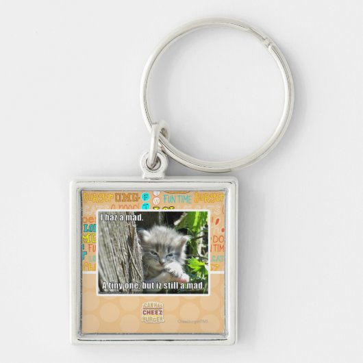 I haz不機嫌 キーホルダー (正面)