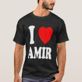 I He Love Amir Spouse Married Tシャツ (正面)