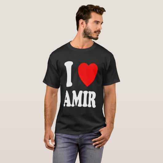 I He Love Amir Spouse Married Tシャツ (正面フル)