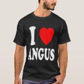 I He Love Angus Spouse Married Tシャツ (正面)