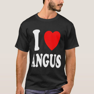 I He Love Angus Spouse Married Tシャツ