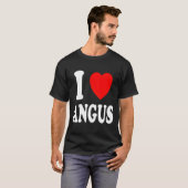 I He Love Angus Spouse Married Tシャツ (正面フル)