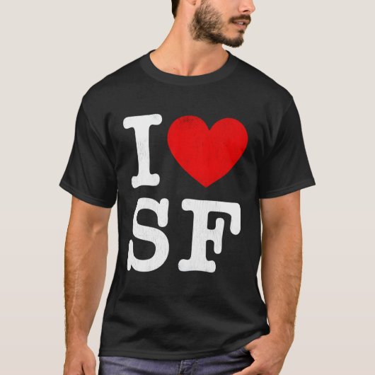 I He Sf Frisco I Love San Francisco Tシャツ (正面)