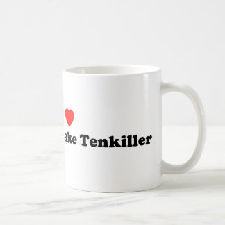 I heart湖Tenkiller コーヒーマグカップ