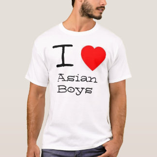 I *heart*のアジア人の男の子 tシャツ