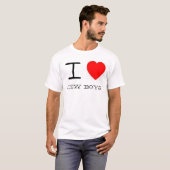 I *heart*のユダヤ人の男の子 tシャツ (正面フル)