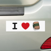 I *heart*のMusubiのバンパーステッカー バンパーステッカー (車上)