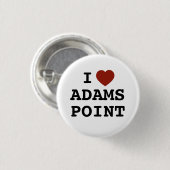 I heart Adams Point Button 缶バッジ (正面&裏面)