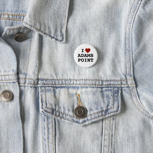 I heart Adams Point Button 缶バッジ (インサイチュ)