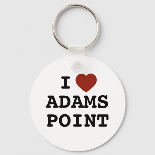 I heart Adams Point Keychain キーホルダー (正面)