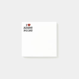 I heart Adams Point Post-It Notes ポストイット