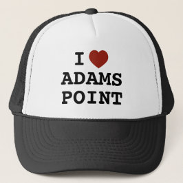 I heart Adams Point Trucker Hat キャップ