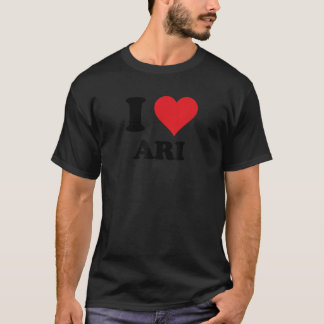 I Heart Ari First Name I Love Personalized Stuff  Tシャツ