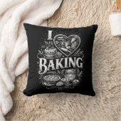 I Heart Baking クッション (ブランケット)