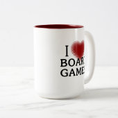 I Heart Board Games  ツートーンマグカップ (正面右)