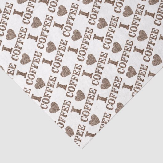 I Heart Coffee Tissue Paper 薄葉紙 (詳細)