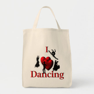 I Heart Dancing Both Sides トートバッグ