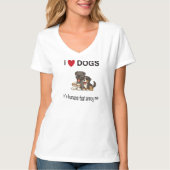 I heart dogs tシャツ (正面)