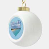 I Heart Island Life Ceramic Ornament セラミックボールオーナメント (右)