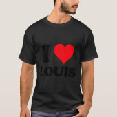 I Heart Louis First Name I Love D Stuff Premium Tr Tシャツ (正面)