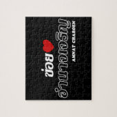 I Heart (Love) Amnat Charoen, Isan, Thailand ジグソーパズル (縦)