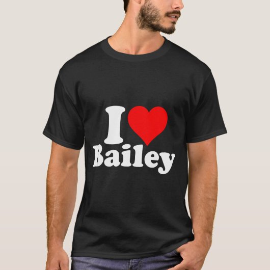 I Heart Love Bailey Tシャツ (正面)