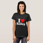 I Heart Love Bailey  Tシャツ (正面フル)